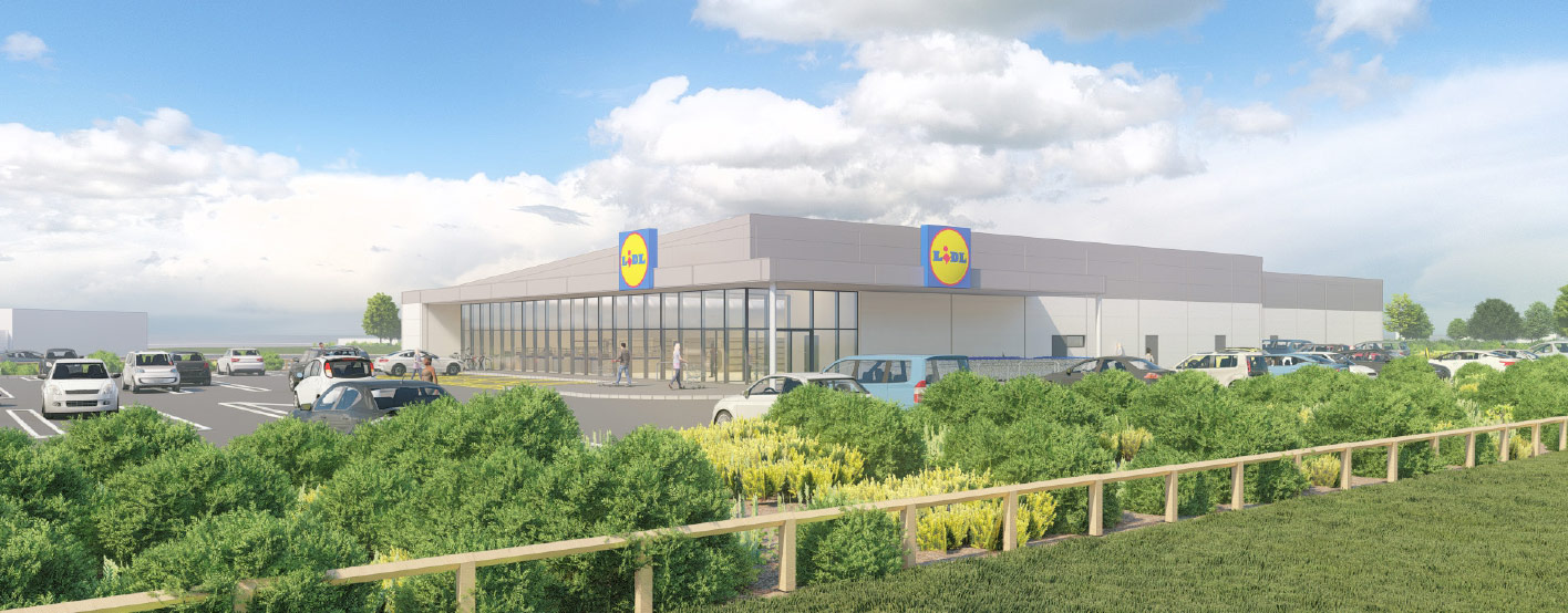 3D visual of the proposed store